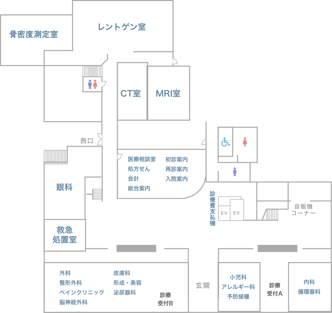 1階フロアマップ